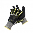 STANLEY史丹利ST5920丁腈浸掌TPR橡膠手背機(jī)械防護(hù)耐沖擊防震手套